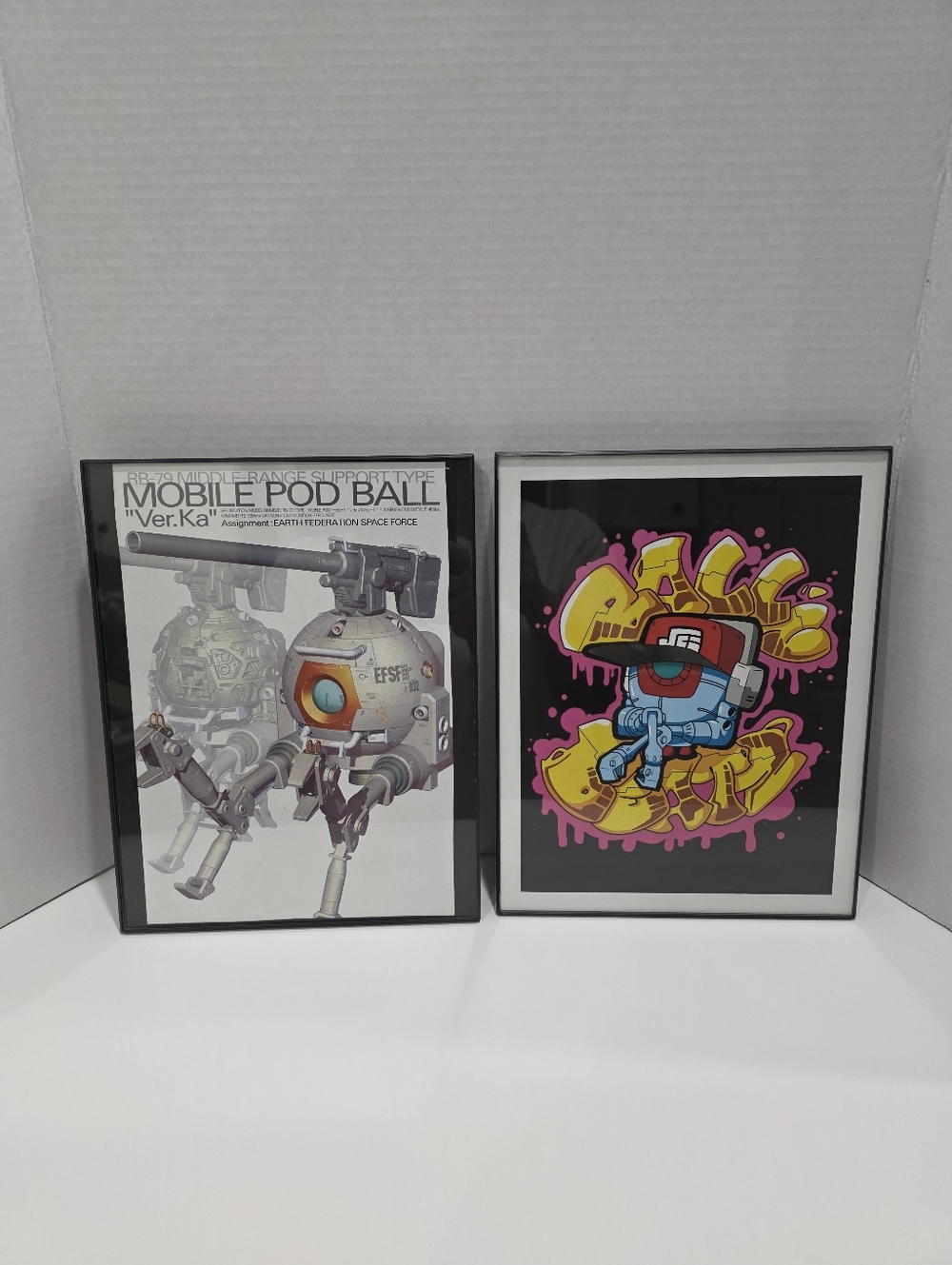 Framed Art Work Mobile Pod Ball & HHGundam